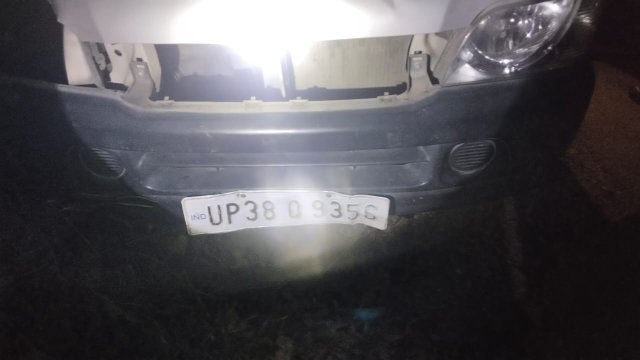 ब्रेज़ा और ईको की टक्कर, दोनों परिवार हुए घायल